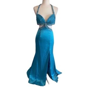 Jovani Evening Gown Blue